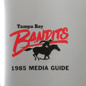 1985 Tampa Bay Bandits media guide