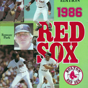 1986 Boston Red Sox program