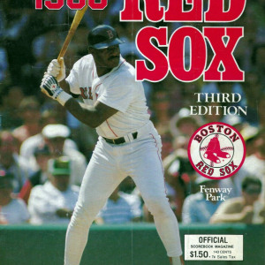 1986 Boston Red Sox program