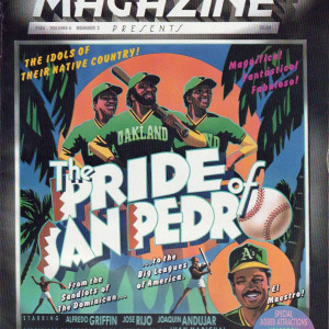 1986 Oakland Athletics program