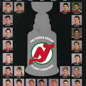 1988 New Jersey Devils playoff program