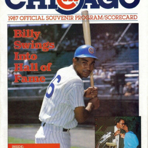MLB Program: Chicago Cubs (1987)
