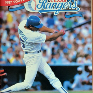 MLB Program: Texas Rangers (1987)
