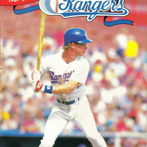 MLB Program: Texas Rangers (1987)
