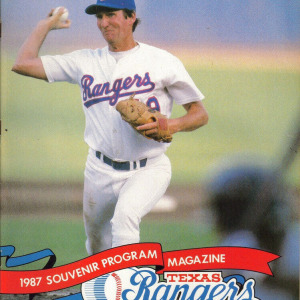 MLB Program: Texas Rangers (1987)