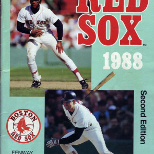 1988 Boston Red Sox program