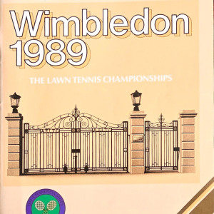 1989 Wimbledon Championships program (day 10)