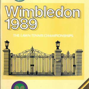 1989 Wimbledon Championships program (day 12)