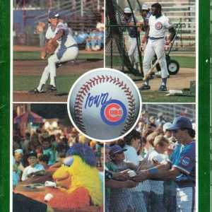 1990 Iowa Cubs MiLB program