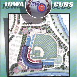1991 Iowa Cubs MiLB program