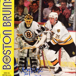 1991-92 Boston Bruins program