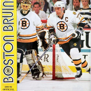 1991-92 Boston Bruins program
