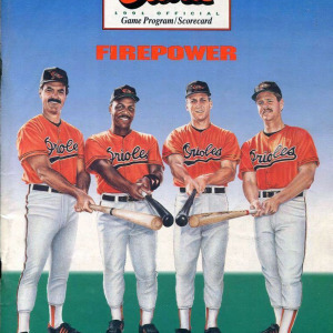 MLB Program: Baltimore Orioles (1991)