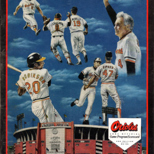 MLB Program: Baltimore Orioles (1991)