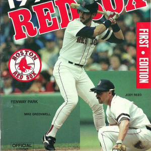 1991 Boston Red Sox program
