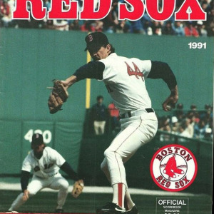 1991 Boston Red Sox program