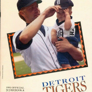 1991 Detroit Tigers program