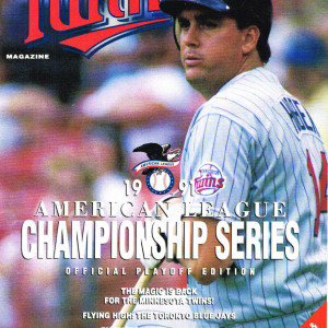 1991 Minnesota Twins ALCS program
