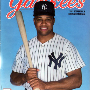 1992 New York Yankees program