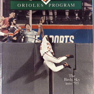 1993 Baltimore Orioles program