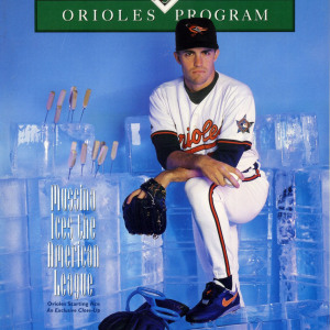 1993 Baltimore Orioles program