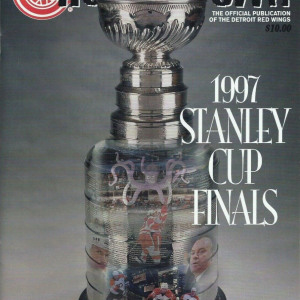 1996-97 Detroit Red Wings playoff program