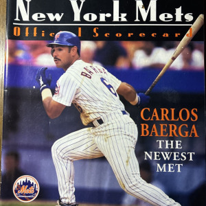 1996 New York Mets program