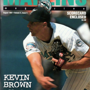 1997 Florida Marlins program