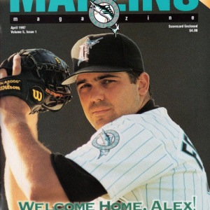 1997 Florida Marlins program