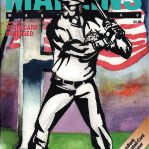 1997 Florida Marlins program