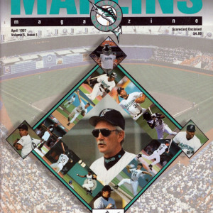1997 Florida Marlins program