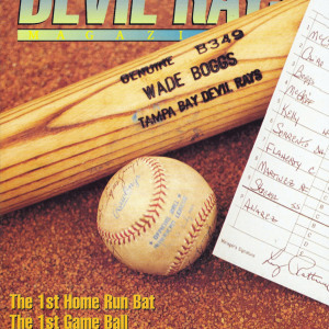 1998 Tampa Bay Devil Rays program