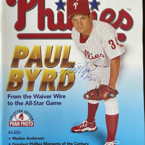 1999 Philadelphia Phillies program