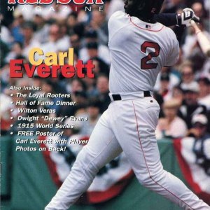 2000 Boston Red Sox program
