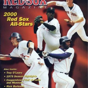 2000 Boston Red Sox program
