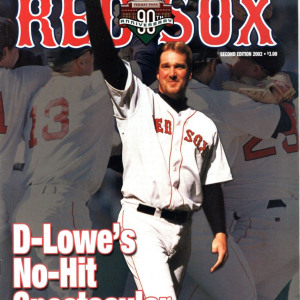 2002 Boston Red Sox program