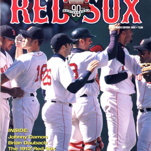 2002 Boston Red Sox program