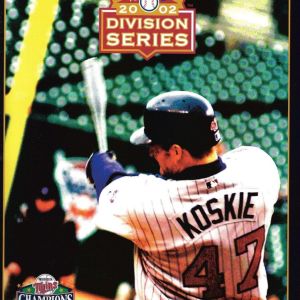 2002 Minnesota Twins ALDS program