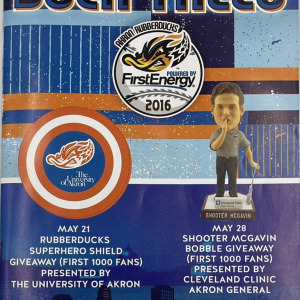 2016 Akron RubberDucks program