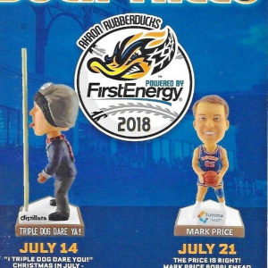 2018 Akron RubberDucks program