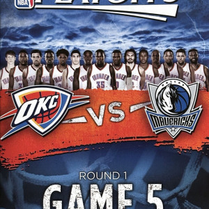 2016 Oklahoma City Thunder playoff program