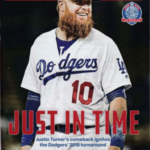 2018 Los Angeles Dodgers program