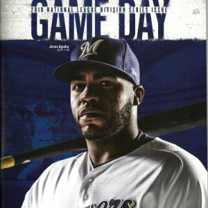 2018 Milwaukee Brewers NLDS program