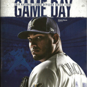 2018 Milwaukee Brewers NLDS program