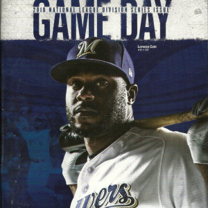 2018 Milwaukee Brewers NLDS program