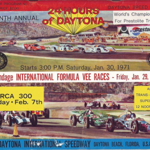 1971 24 Hours of Daytona program