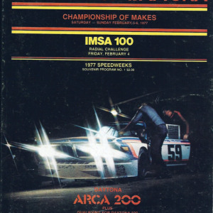 1977 24 Hours of Daytona program