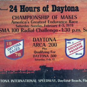 1978 24 Hours of Daytona program