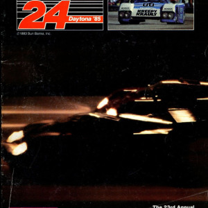 1985 24 Hours of Daytona program