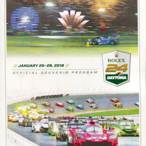 2018 24 Hours of Daytona program